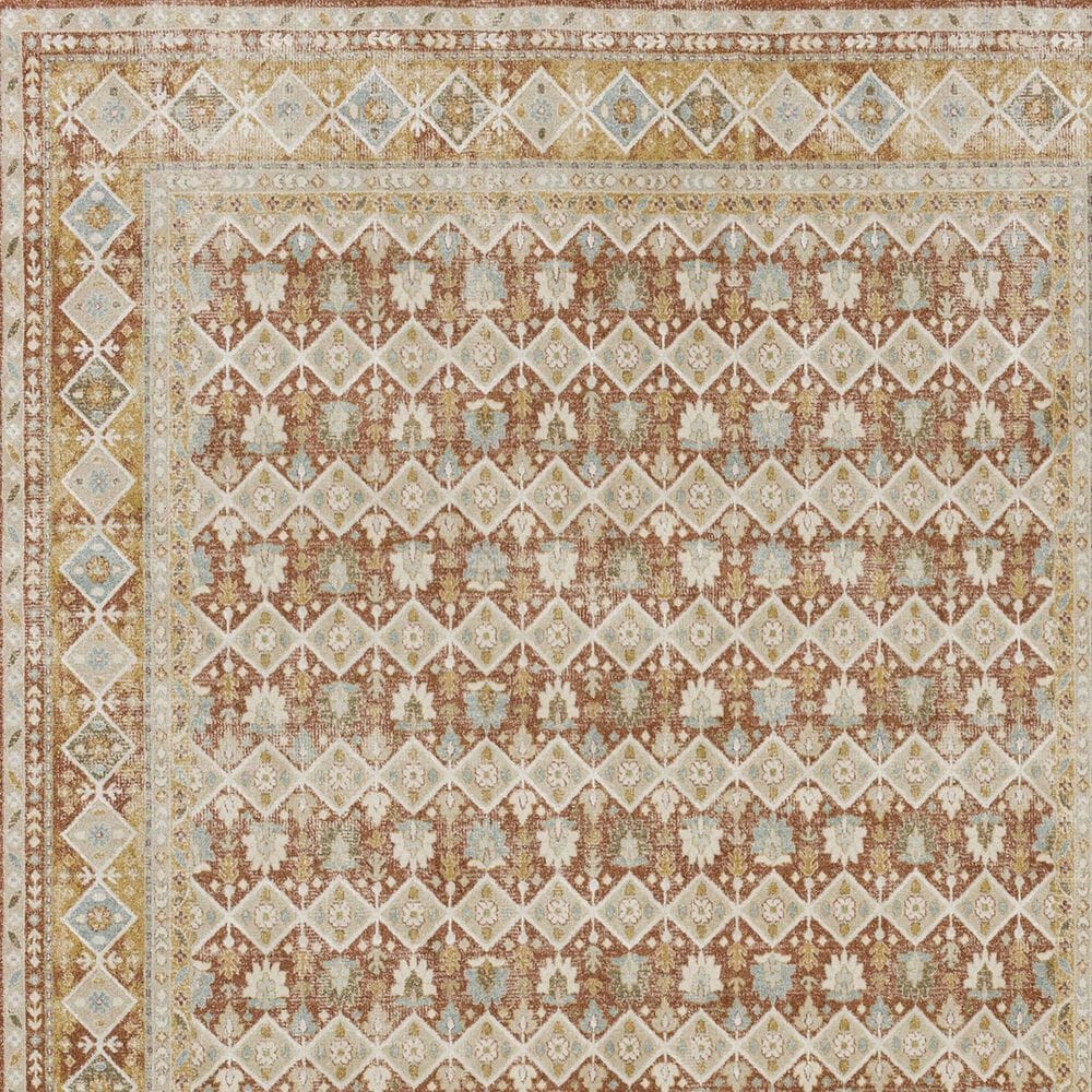 Karastan Windemere R1260 2&#39;6&quot; x 10&#39; Terracotta Runner, , large