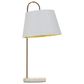 Maple and Jade Modern Table Lamp in Gold and White, , large