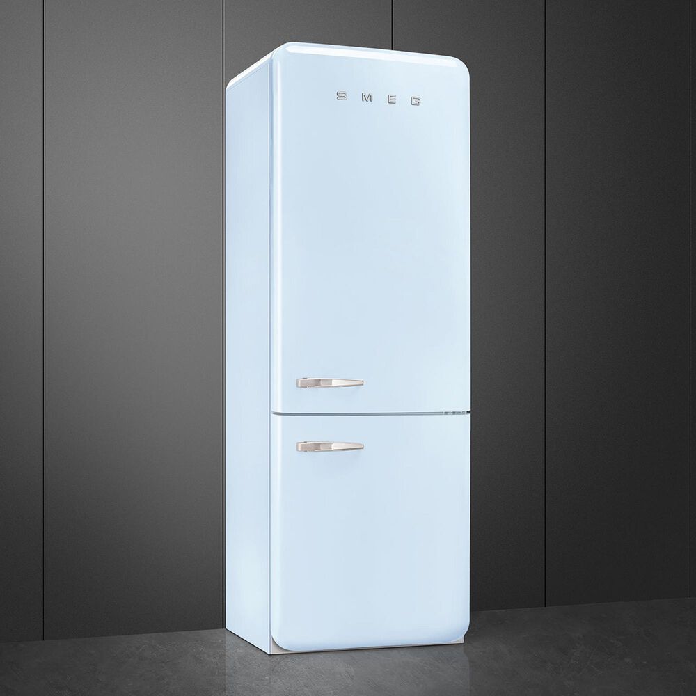Smeg Retro Style 18 Cu. Ft. Freestanding Bottom-Mount Refrigerator in Pastel Blue, , large