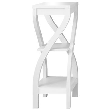 Monarch Specialties 32" 2-Shelf Plant Stand in White, , large