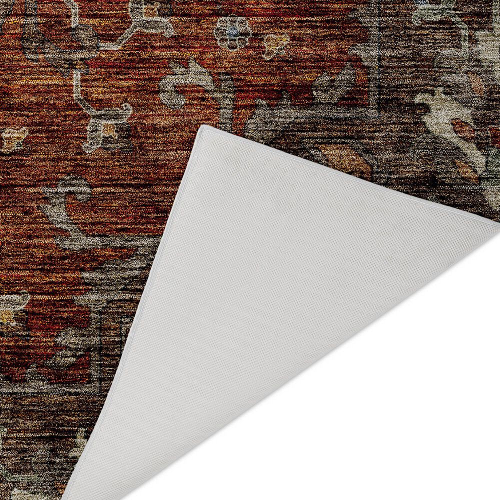 Dalyn Rug Company Silk Road Paprika, Ivory, Beige, Gold, Brown, Gray and Teal 2&#39;3&quot; x 7&#39;6&quot; Runner, , large