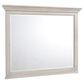 Hawthorne Furniture San Mateo 10-Drawer Dresser and Mirror in Rustic White, , large