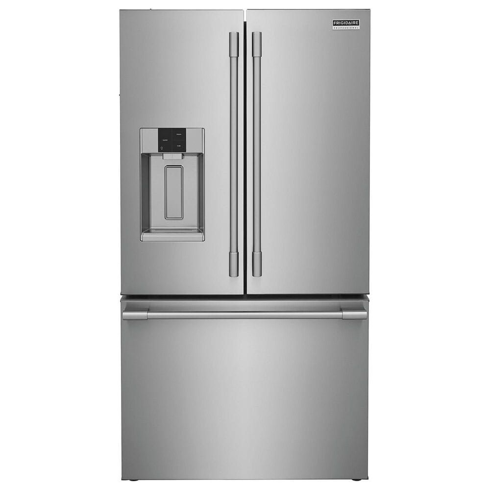 Frigidaire Professional 2-Piece Kitchen Package with 22.6 Cu. Ft. Smart French Door Refrigerator and 24&quot; Dishwasher in Stainless Steel, , large