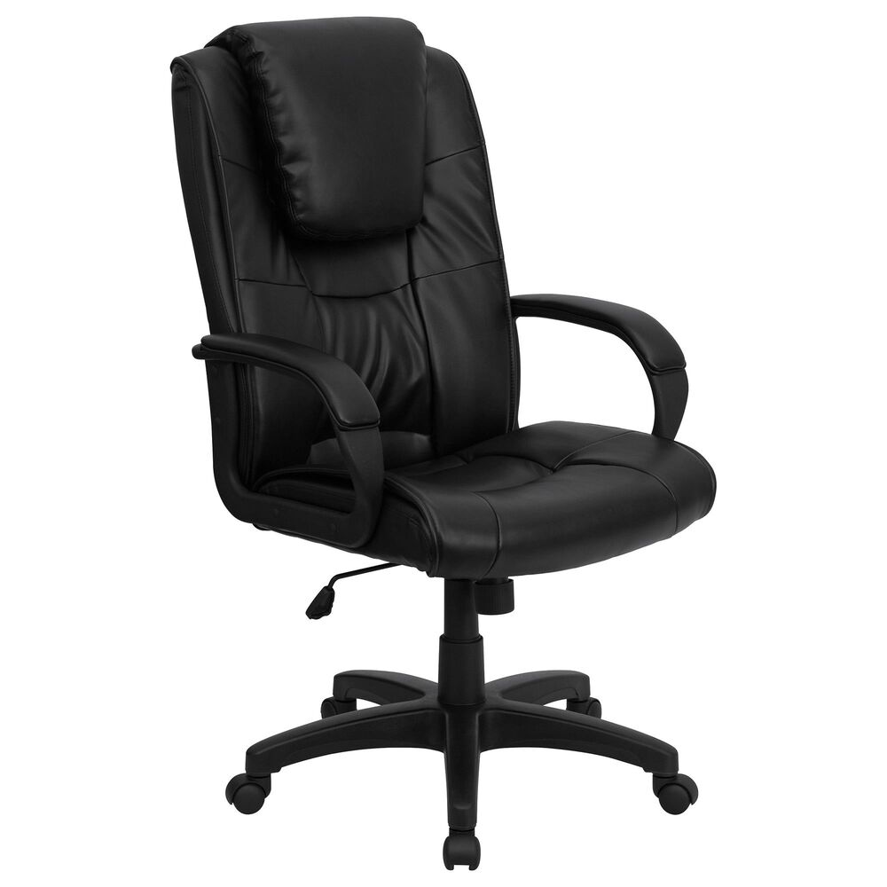 Flash Furniture Executive Swivel Chair in Black, , large