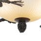 Vaxcel Ceiling Fan Light Kit or 2-Light Semi Flush Mount in Weathered Patina, , large