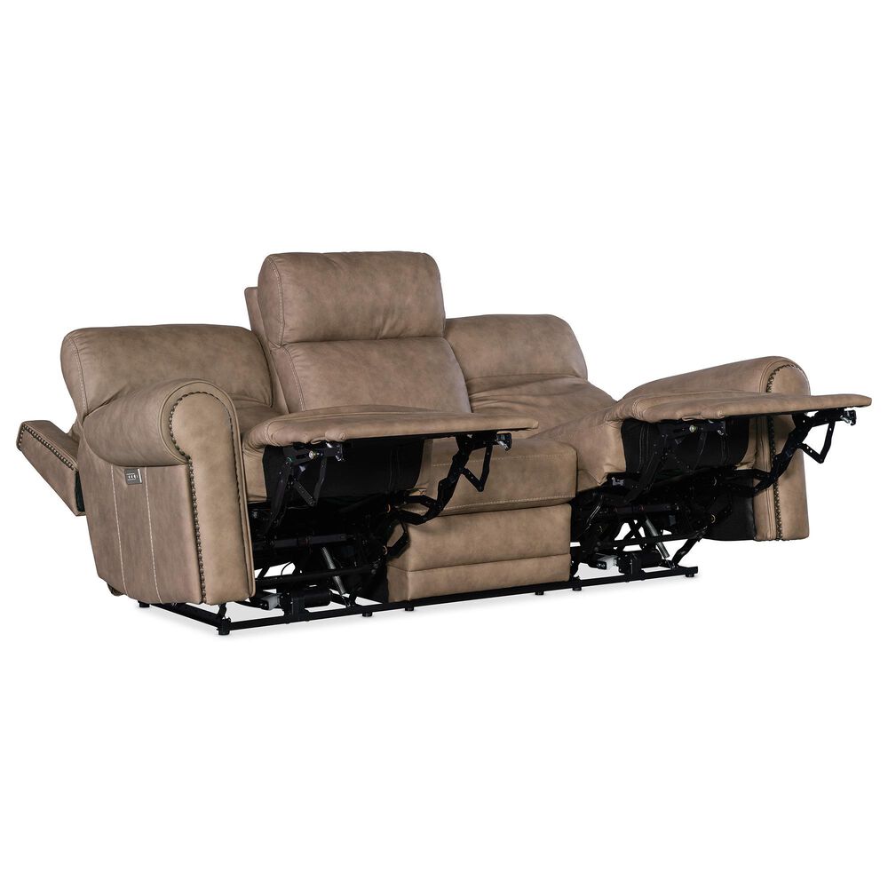 Hooker Furniture Duncan Power Reclining Sofa in Kalahari Camel, , large
