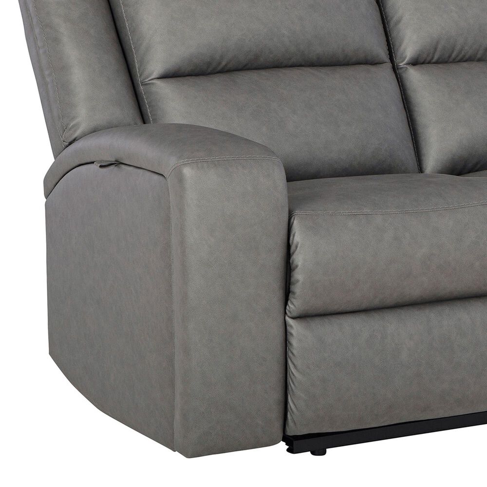 Ashley Brixworth Reclining Loveseat in Slate, , large