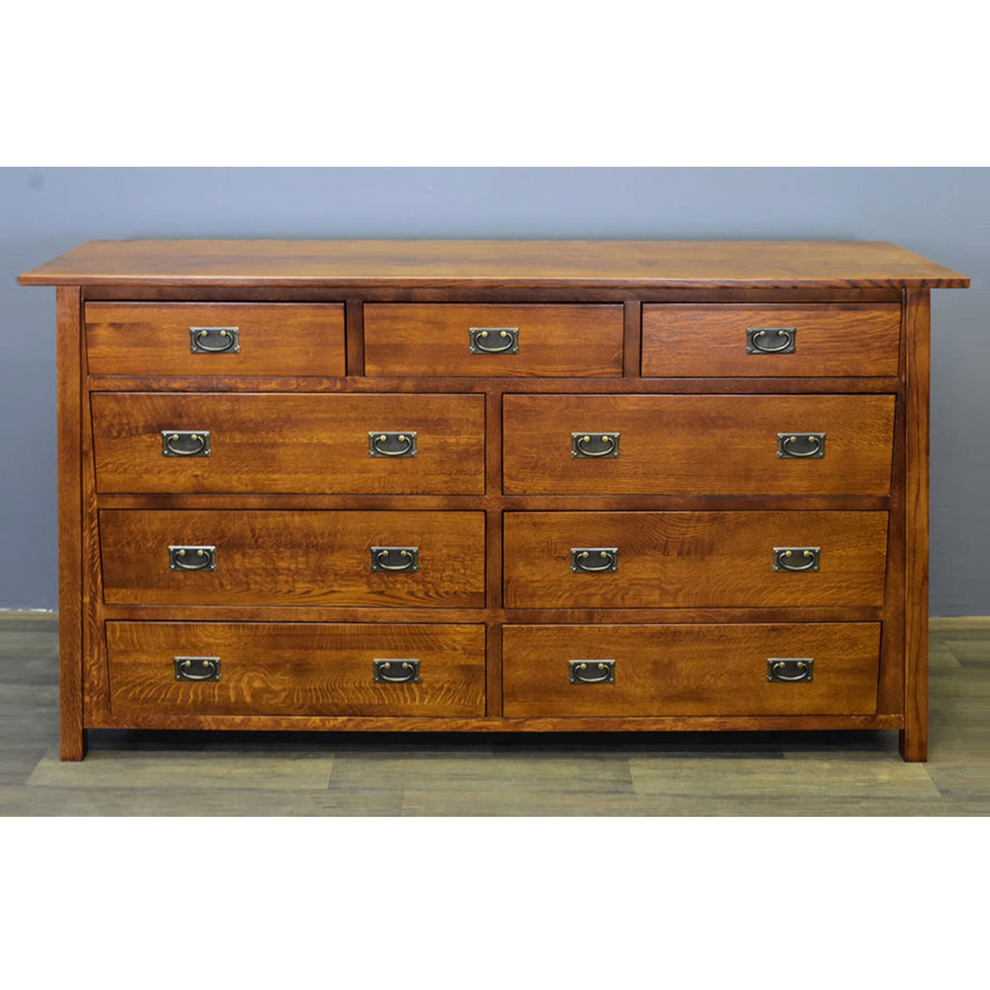 Mission style hot sale oak dresser