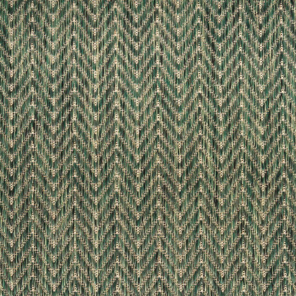 Nourison Horizon HOZ02 Green 2&#39; x 6&#39; Indoor/Outdoor Runner, , large