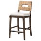 Baxton Studio Porsha Counter Stool in Dark Brown and Natural, , large