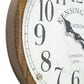 Yosemite Home Decor Kensington Station Pocket Watch Wall Clock in Brown, , large