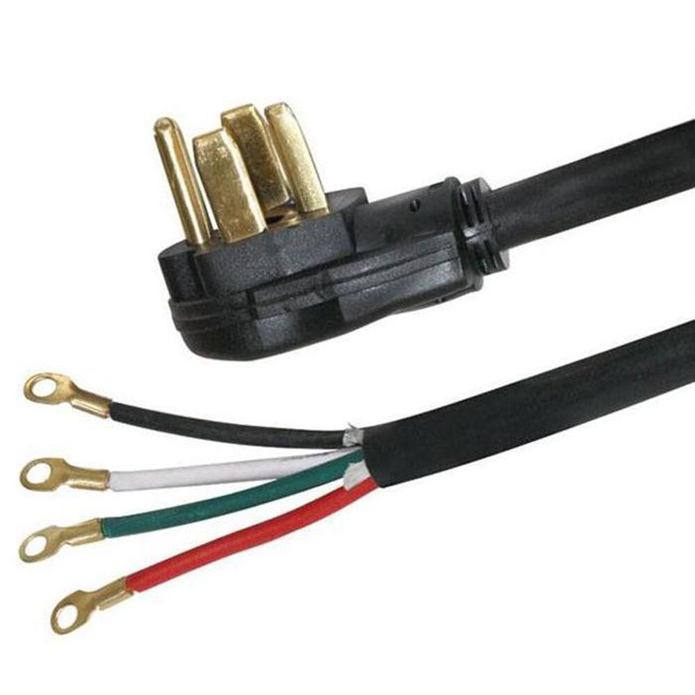 4-Prong Range Cord &#40;40-Amp&#41; - 4 Ft., , large