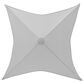 CorLiving Kingsley Chaise Lounge Chair with Canopy in Light Grey, , large