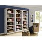 Wycliff Bay Durham 6-Shelf Bookcase in Weathered White and Cherry (Set of 3), , large