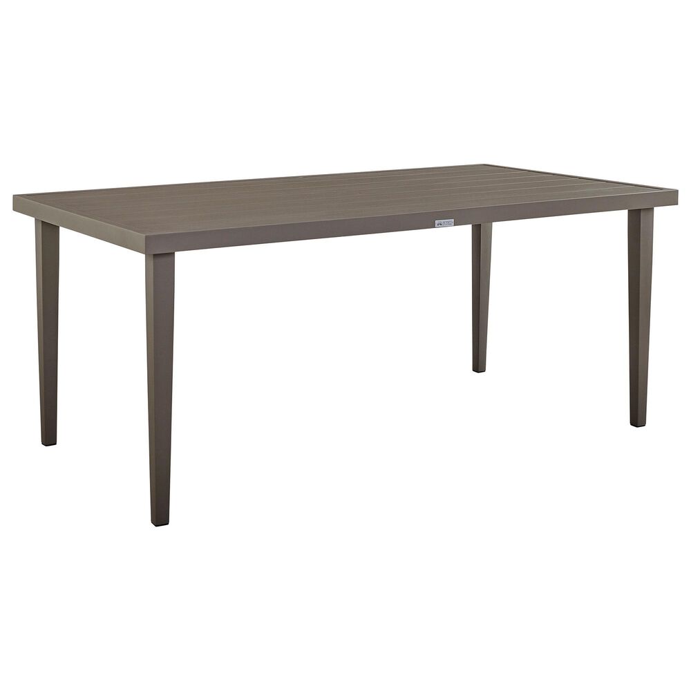 Blue River Grenada Outdoor Rectangular Dining Table in Gray - Table Only, , large