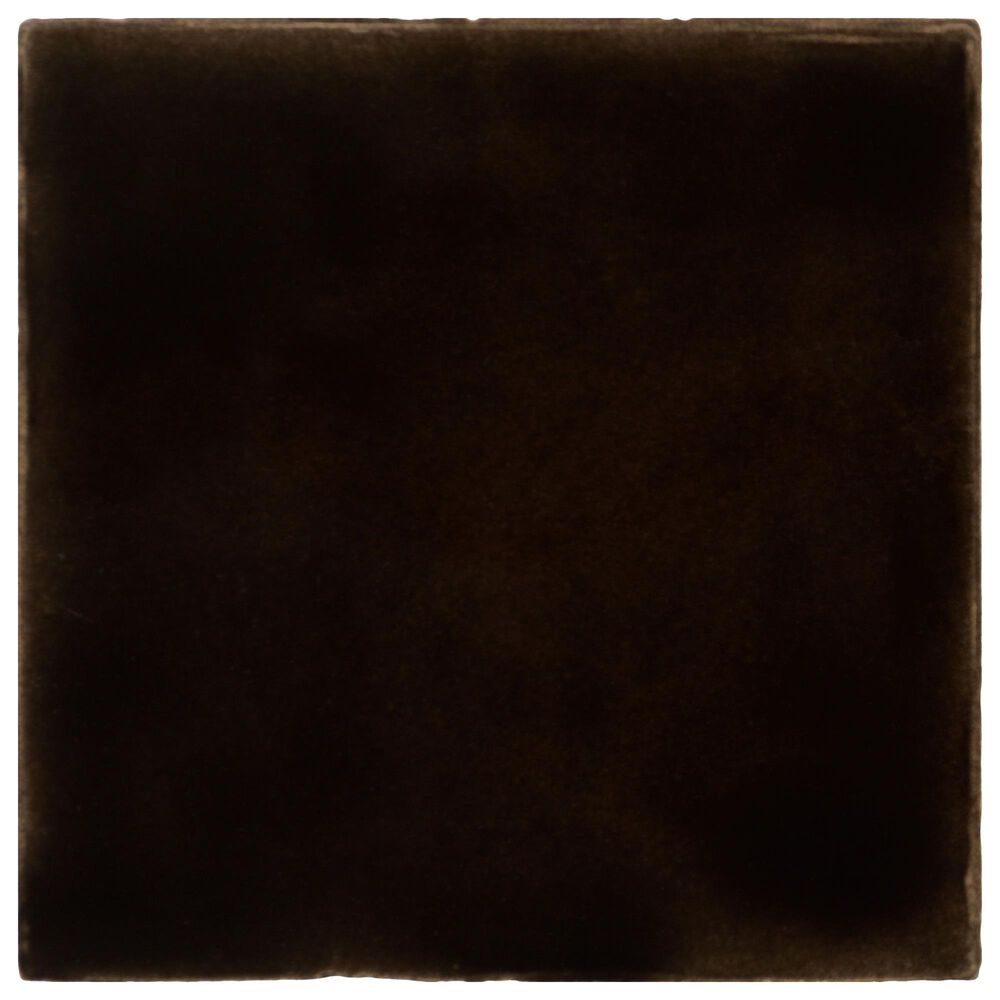 Dal-Tile Nu Bare Ebony 4" x 4" Square Handcrafted Ceramic Tile, , large