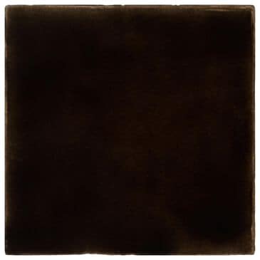 Dal-Tile Nu Bare Ebony 4" x 4" Square Handcrafted Ceramic Tile, , large