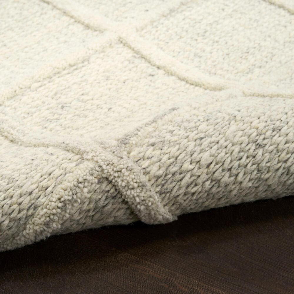 Nourison Pure Framework Ivory 5' x 7'6" Area Rug, , large