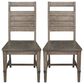 International Concepts Farmhouse Chic Side Chair in Brindle (Set of 2), , large