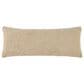 HiEnd Accents Teddy 14" x 36" Throw Lumbar Pillow in Cream, , large