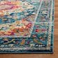 Safavieh Madison MAD154L 5"3" x 7"6" Teal and Fuchsia Area Rug, , large