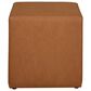 Lifestyle Solutions Grady Square Ottoman in Caramel, , large