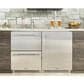 True Residential 5.75 Cu. Ft. Dual Tap Undercounter Beverage Dispenser with Right Hinge and Solid Door in Stainless Steel, , large