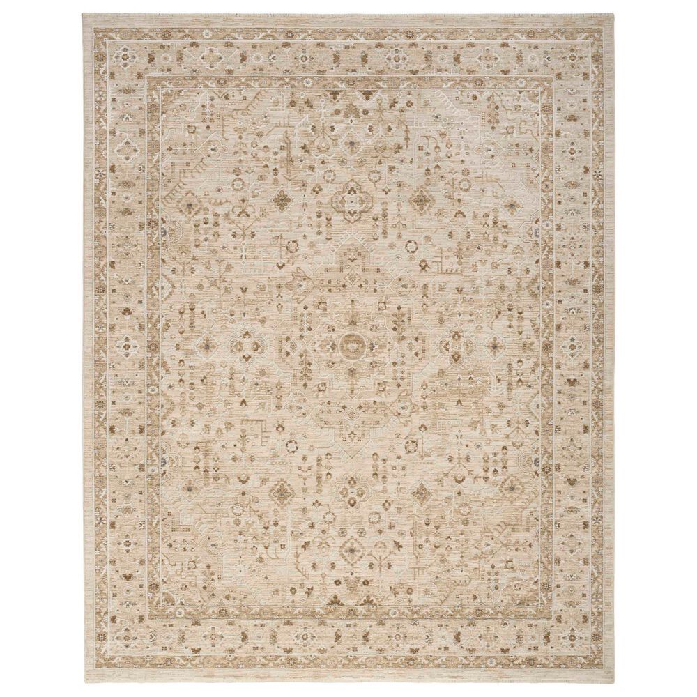 Nourison Retreat RET02 Beige 9"6" x 13"2" Area Rug, , large