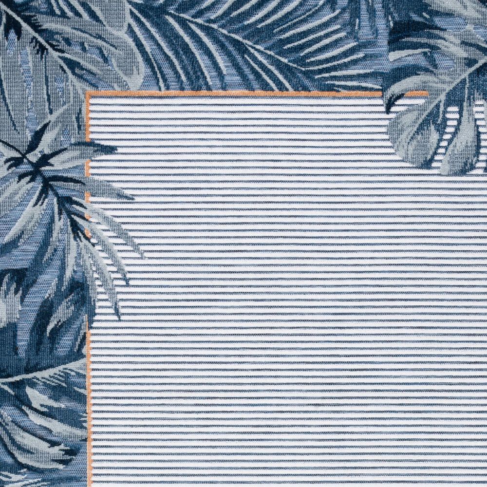 Safavieh Cabana CBN453N 4&#39; x 6&#39; Ivory and Navy Indoor/Outdoor Area Performance Rug, , large