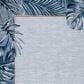 Safavieh Cabana CBN453N 4" x 6" Ivory and Navy Indoor/Outdoor Area Performance Rug, , large