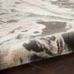 Nourison Elegance 3"10" Round Charcoal, Beige and Cream Area Rug, , large