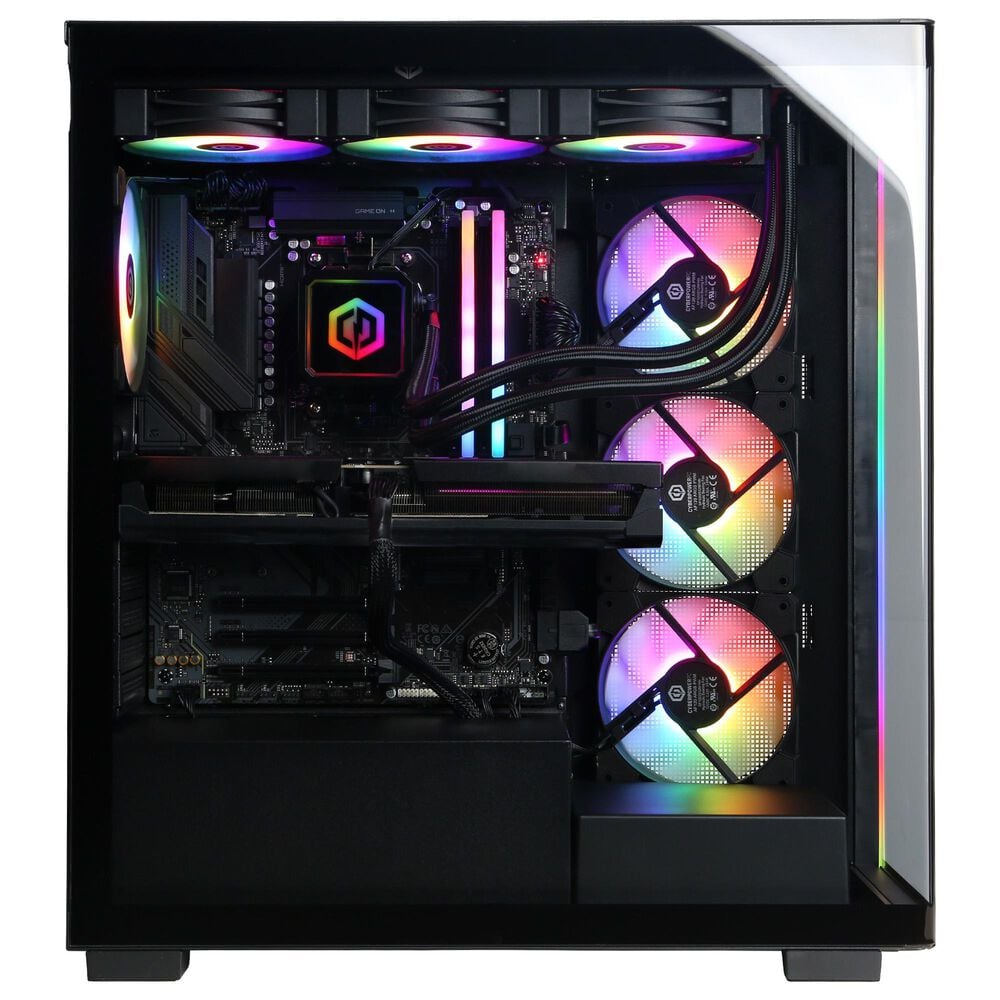 CyberPowerPC Gamer Supreme Gaming Desktop PC | AMD Ryzen 7 9800X3D - 32GB RAM - NVIDIA GeForce RTX 5070 Ti Graphics - 2TB SSD in Black, , large