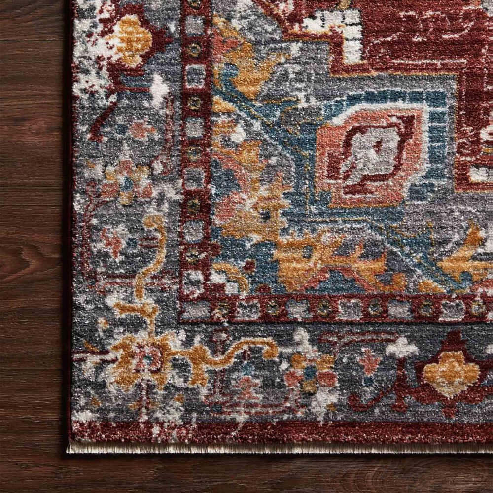 Loloi II Samra SAM-10 2&#39;3&quot; x 3&#39;10&quot; Brick and Grey, , large