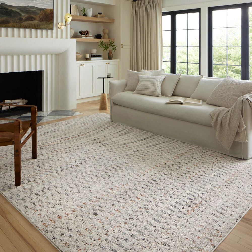 Loloi II Kamala 6&#39;7&quot; x 9&#39;6&quot; Grey and Multicolor Area Rug, , large