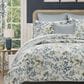 Royal Court Evergreen 3-Piece Full/Queen Quilt Set in Blue, , large