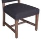 Home Trends & Design Darcy Side Chair with Dark Gray Cushion in Gray Wash, , large