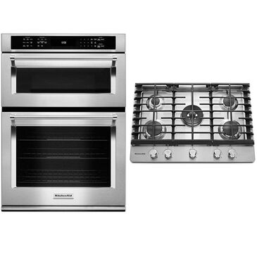 KitchenAid 2-Piece Kitchen Bundle with Gas Cooktop, , large