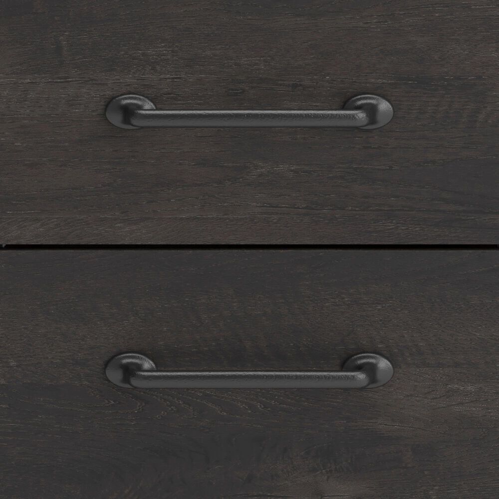 Ashley Hollivern 2-Drawer Nightstand in Dark Gray, , large