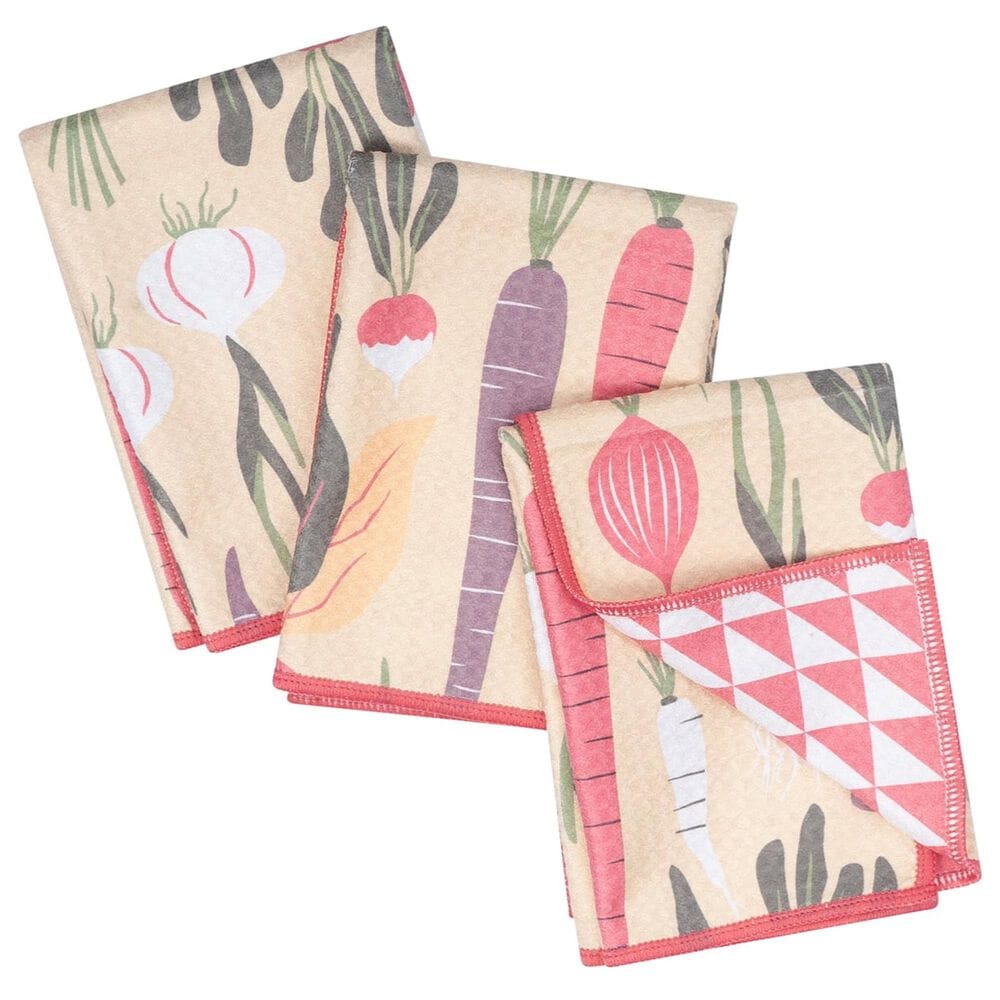 Once Again Home Rooted Reversible Mighty Mini Towel in Tan &#40;Set of 3&#41;, , large