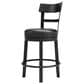 Ashley Valebeck 24" Counter Stool with Back in Antiqued Black, , large