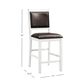 Abbyson Walker 5-Piece Square Counter Height Dining Set in White , , large