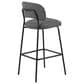 New Heritage Design Blythe Bar Stool in Black, , large