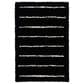 Safavieh Venus Shag VNS604Z 4" x 6" Black and Ivory Area Rug, , large