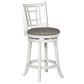 Sasha Lee Transitional Counter Stool in White Finish, , large