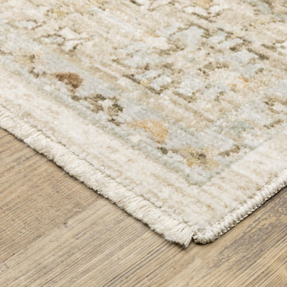 Oriental Weavers Lola LLA05 Blue and Beige 7'10" x 10' Area Rug, , large