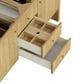James Martin Vanities Hudson 60" Double Bathroom Vanity Cabinet in Light Natural Oak, , large