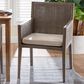 Baxton Studio Karis Arm Chair in French Grey, , large