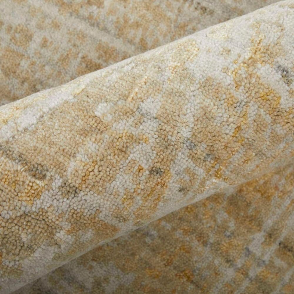 Feizy Eastfield 69FPF 2&#39; x 3&#39; Gold and Ivory Area Rug, , large
