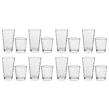 Libbey Glass Awa 16-Piece Tumbler and Rocks Glass Set in Clear, , large