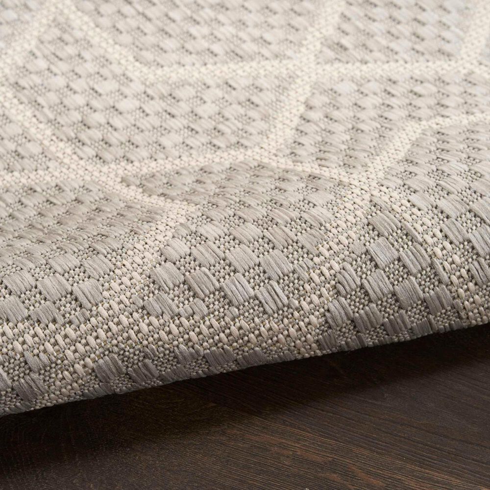 Nourison Horizon HOZ01 Grey 10&#39; x 14&#39; Indoor/Outdoor Area Rug, , large